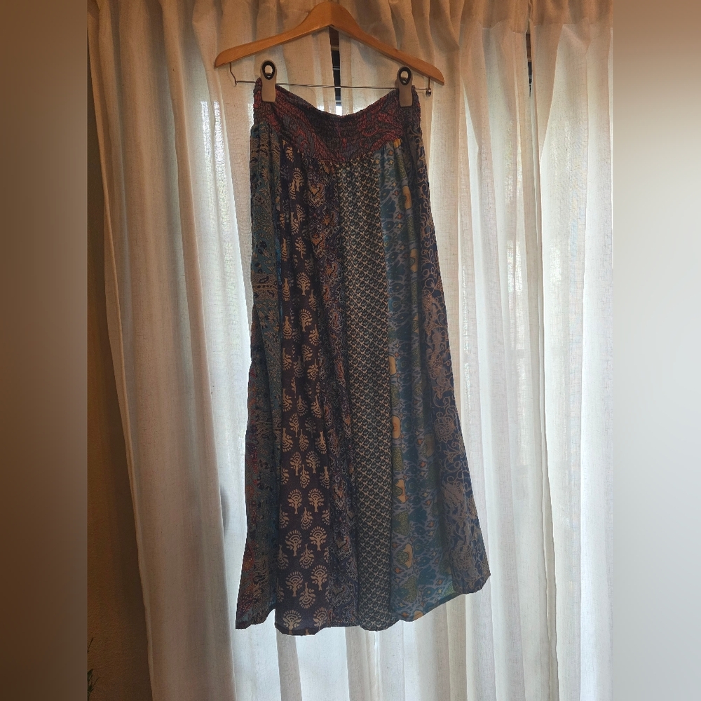 Earthbound Multicolor Patterned Skirt - image 1